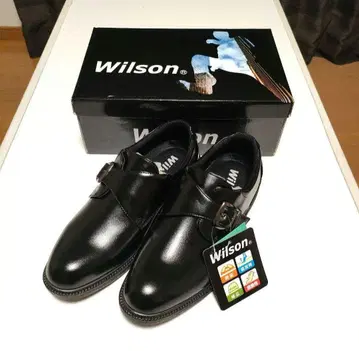 Wilson 윌슨 경량 넓은 폭 비즈니스 슈즈 블랙 26.0cm