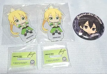 소드 아트 온라인 롤 아이스 리프 키리토 아크릴 스탠드 캔뱃지