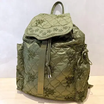 POPPY POINTE 백팩 자수 아사기니요 카키