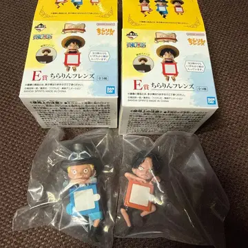 원피스 제일복권 E상 치라린 프렌즈 사보 에이스 2종 세트