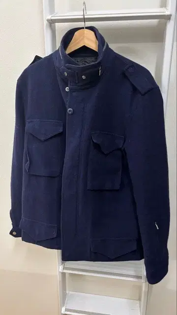 SOPHNET. 네이비 밀리터리 자켓