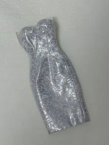 DRESSMAKER DETAILS 베어탑 원피스 실버