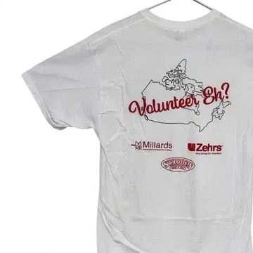 ATC 이벤트 T 캐나다 기업 T 화이트 빅 실루엣 구제 의류