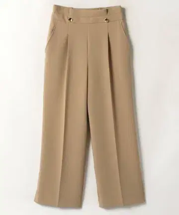 미사용 새상품 알아바일 사이드 버튼 와이드 팬츠 베이지 루루윌비