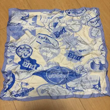 [ 새상품 ] JIL SANDER 로고 프린트 스카프