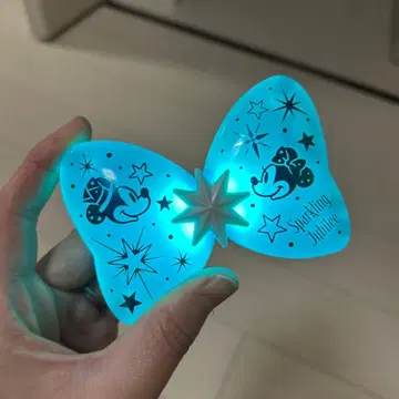스파클링 쥬빌리 빛나는 클립 빛나는 완구 리본