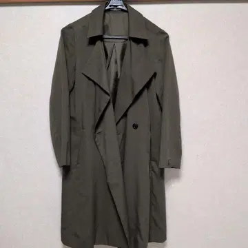 LEPSIM 다크 그린 롱 코트