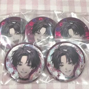 Oriens 3rd 사에키 잇테츠 홀로그램 캔뱃지 5개 세트