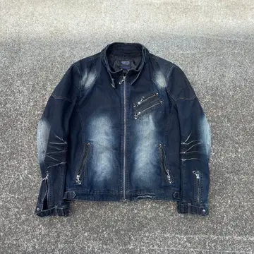 90s 레어 double ZIP denim jacket archive