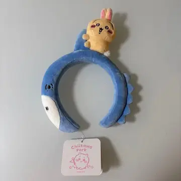 치이카와 파크 봉제인형 머리띠 (토끼 만타)