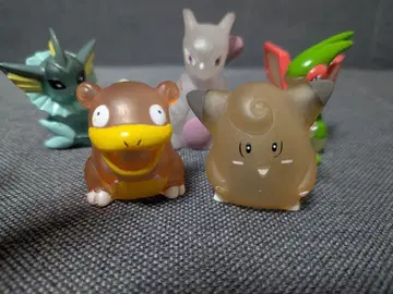 포켓몬 손가락 인형 클리어 버전 5종 세트 뮤츠 야도란 삐삐