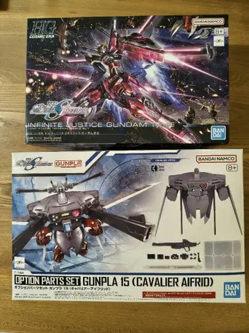 HG 인피니트 저스티스 건담 이식 + 캐버리어 아이프리드