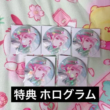 호우 에무 10A 캔뱃지 홀로캔 5점