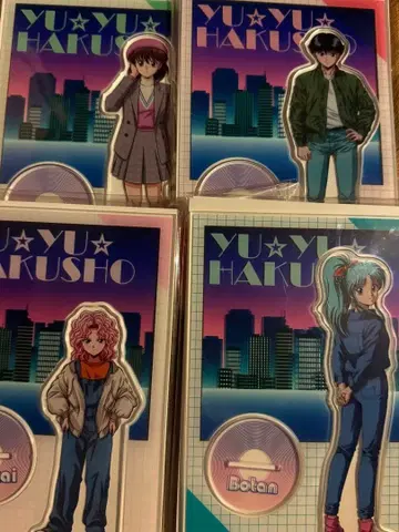 유유백서 아크릴 스탠드 아크릴 피규어 유스케, 케이코, 보탄, 겐카이