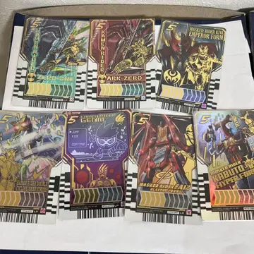 라이드 케미 트레이딩 카드 LP 레어 세트 가면라이더 갓챠드