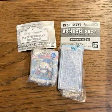 산리오 봉봉 드롭 씰 미니어처 참 시나몬 시나모롤