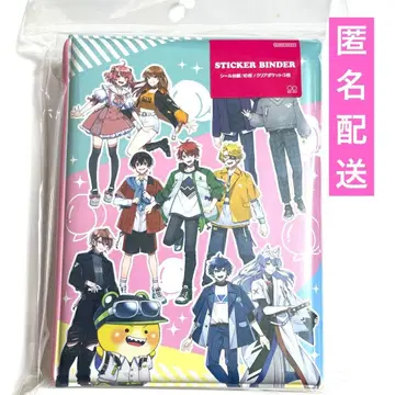 컬러풀 피치 씰 바인더 파스텔 등신대