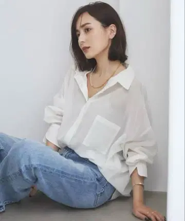 anuans 시어 스탠다드 셔츠 하카타 한큐 POPUP 한정판