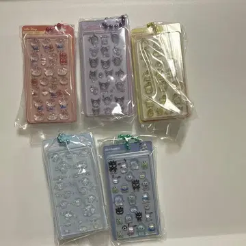 산리오 캐릭터즈 봉봉 드롭 미니어처 참 컴플리트