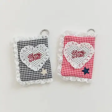 안밀 AnnMiru 멀티 키링 파우치 빨간색