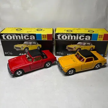 토미카 일본제 블랙 상자 혼다 S800M 2대 세트