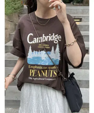 Discoat 디스코트 Cambridge 수베니어 빅 T셔츠 반팔