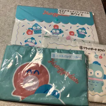 당첨 복권 한교동 3종 토트백 플랫 파우치 도큐먼트 파일