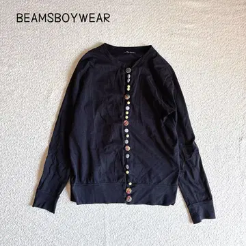 빔즈 보이 의류 컬러풀 버튼 가디건 개성파 성숙 캐주얼 귀여운