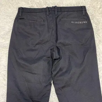 세인트앤드류스 스트레치 팬츠 블랙 블랙