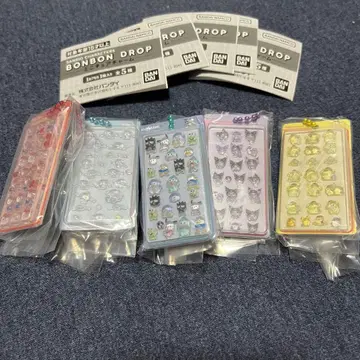 산리오 캐릭터즈 봉봉 드롭 미니어처 참 5종 컴플리트