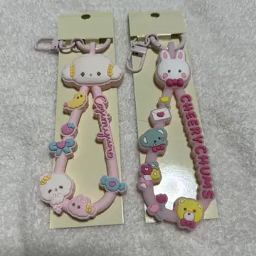 산리오 고무줄 키링 캐릭터 대상 코기민 체리참