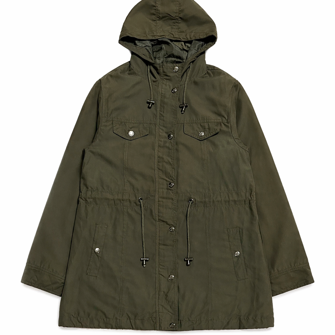 Burberry Brit Military Multi-Pocket Field Jacket Khaki Olive