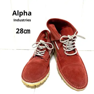 새상품급 Alpha Industries 스웨이드 접이식 처카 부츠 28