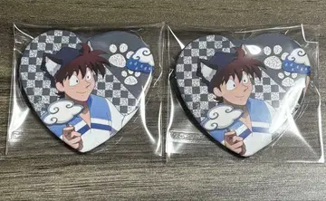 닌타마 란타로 도이 한스케 캔뱃지 2개 세트