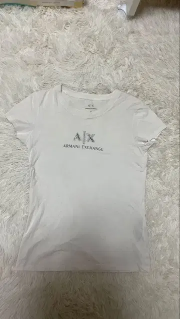 Armani Exchange 반팔 T셔츠 S 화이트