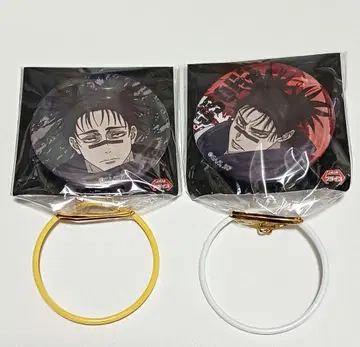 주술회전 사멸회유 캔뱃지 쵸소우 2개 세트