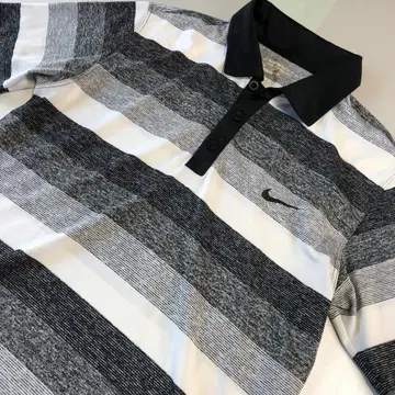 1087 미사용급 나이키 골프 L 반팔 피케 셔츠 스우시 스트레치