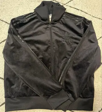 adidas 아디컬러 벨로아 트랙 탑 블랙 2XL