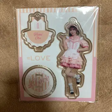 =LOVE 이코라부 오바 하나나 아크릴 스탠드 다이너 의상 아크릴 스탠드