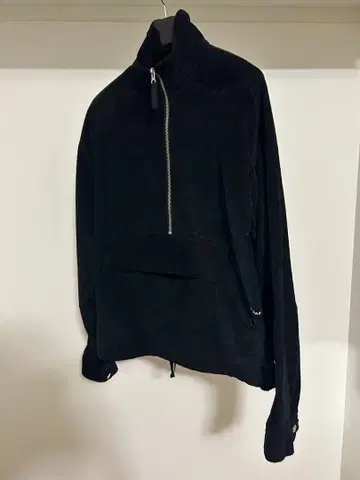 POP TRADING COMPANY 블루종 블랙 스웨이드