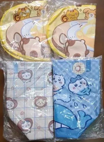 폼폼푸딩 토트백 치이카와 BIG 수납 바스켓 4개 묶음 판매