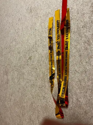 EIKICHI YAZAWA 2025 도쿄돔 금 테이프