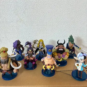 원피스 월드 컬렉션 백수 해적단 피규어 8체 세트