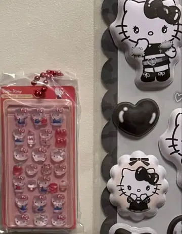 산리오 봉봉드롭 미니어처 참 헬로키티 마쉬멜로우 씰