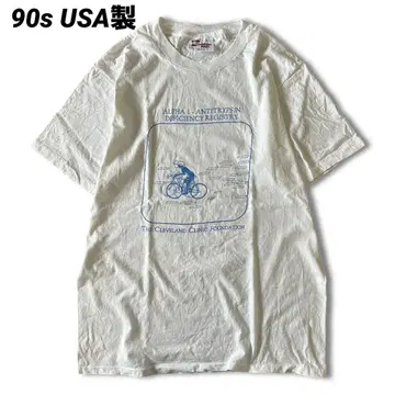 90s usa제 TSC 사이클링 자전거 싱글 스티치 T셔츠