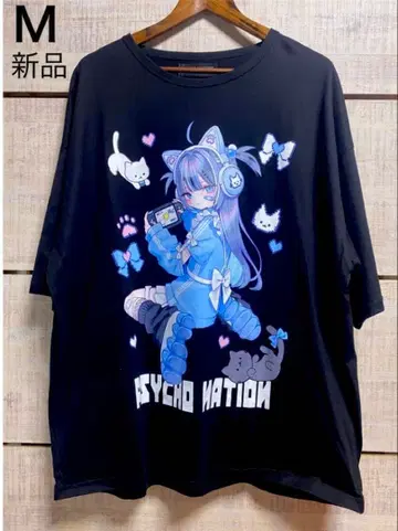 PSYCHO NATION x 네다 루네 게이머 반팔 T셔츠 새상품 M