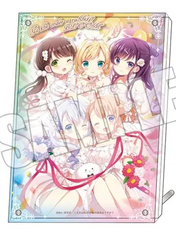 주문은 토끼입니까?BLOOM 2중 아크릴 플레이트