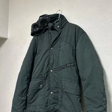 초레어 c.p.company 고글 자켓 밀리터리 코트 카키