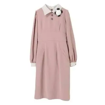 메종 드 플뢰르 로즈의 속셈 원피스 S 사이즈 레어 귀중