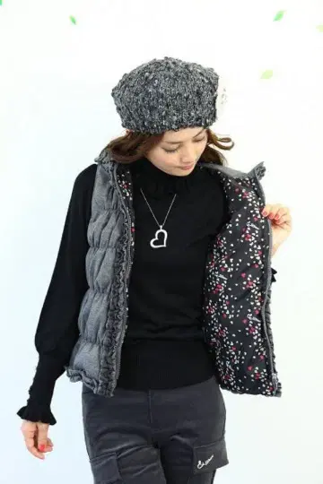 &LOVE 해피 LOVE 다운 베스트 앤드러브 QVC